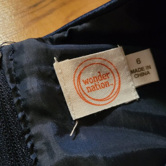 Embroidered Tulle Dress with Faux Fur White Shrug - Picture 3 of 8